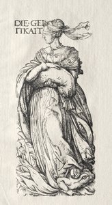 Die sieben Laster: Geiz, ca. 1510 von Hans Burgkmair