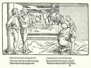 Die Bestrafung der Diener von Hans Burgkmair