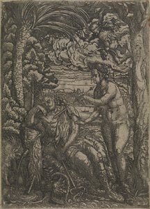Venus und Merkur von Hans Burgkmair d.Æ.