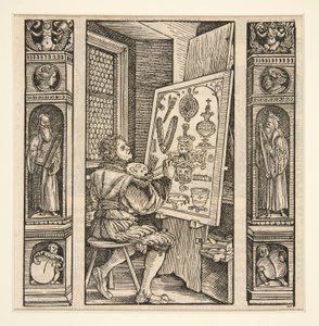 Der Geschmeidemaler aus Petrarca von Hans Burgkmair the Elder