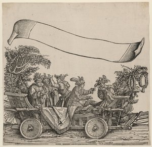 Natürliche Narren Der Triumphzug des Kaisers Maximilian I., ca. 1515 von Hans Burgkmair the Elder
