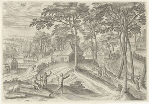 Ansicht von Stal von Hans Collaert (I)