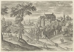 Ansicht des Hofes von Brüssel