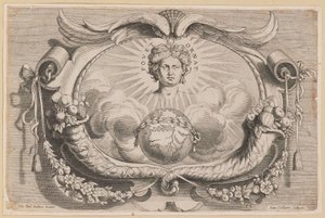 Druckerzeichen für Jan van Keerbergen: Vignette für Biblia Cum Glossa Ordinaria