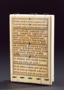 Tablet-Kompass-Sonnenuhr, Nürnberg, 1574