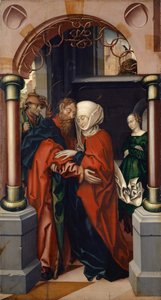 Joachim und Anna am Goldenen Tor, 1512 von Hans Fries