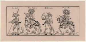 Der Verteidiger Wien aus dem Jahr 1529 - basierend auf einem Holzschnitt von Nikolaus Meldemann von Hans Guldenmundt