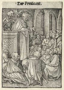 Totentanz: Der Prediger von Hans Holbein