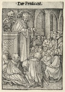 Totentanz: Der Prediger von Hans Holbein