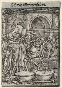 Totentanz: Die Trompeter des Todes von Hans Holbein