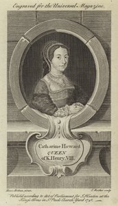 Katharina Howard, Königin von König Heinrich VIII von Hans Holbein der Jüngere