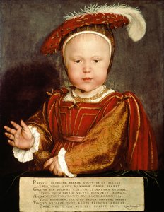 Porträt von Edward VI als Kind