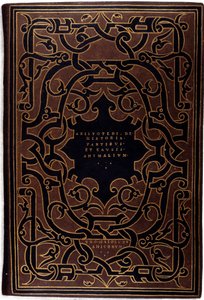Einband der Sammlung „Aristotelis et Theophrasti historias“ von Hans Holbein der Jüngere