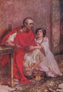 Feiglinge sterben viele Male vor ihrem Tod: Die Tapferen schmecken den Tod nur einmal (Julius Caesar), aus Die vollständigen Werke von Shakespeare, veröffentlicht von George Harrap & Co Ltd, 1920er Jahre