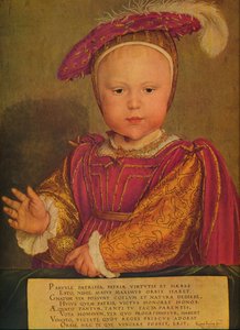 Edward VI. als Prinz von Wales, ca. 1538 von Hans Holbein der Jüngere