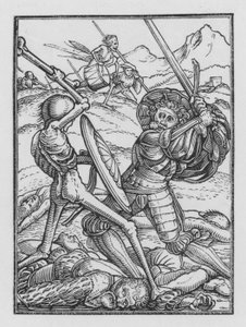 Holbeins Totentanz: Der Soldat von Hans Holbein der Jüngere