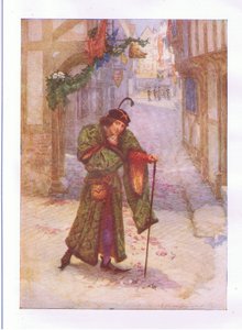 Ich bin entschlossen, ein Bösewicht zu sein und die müßigen Freuden jener Tage zu genießen (König Richard II), aus Die vollständigen Werke von Shakespeare, veröffentlicht von George Harrap & Co Ltd, 1920er Jahre von Hans Holbein der Jüngere