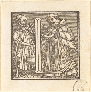 Buchstabe L von Hans Holbein der Jüngere
