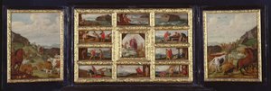 Noahs Arche Triptychon von Hans III Jordaens