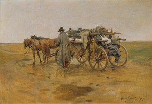 Verwundetentransport von Hans Larwin