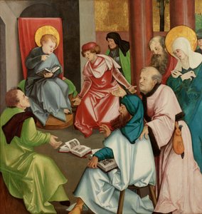 Christus im Tempel, ca. 1505 von Hans Leonard Schaufelein