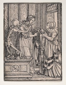 Die Gräfin, aus Der Totentanz, ca. 1526, veröffentlicht 1538