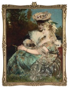 Der Liebesbrief, 1875 von Hans Makart