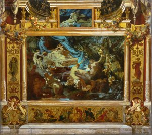 Entwurf für Theater-Vorhang Ein Sommernachtstraum, 1872 von Hans Makart