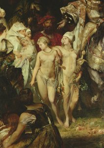 Detail des Eingangs von Kaiser Karl V. von Hans Makart