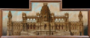 Entwurf für einen Palast: Fassade von Hans Makart