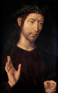 Christus segnet von Hans Memling