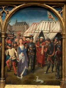 Detail des Reliquiars der Heiligen Ursula