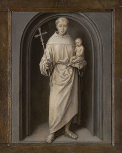 Der heilige Antonius von Padua, 1485-90 von Hans Memling