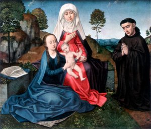 St. Anna, die Jungfrau und das Kind und ein Stifter, 1927