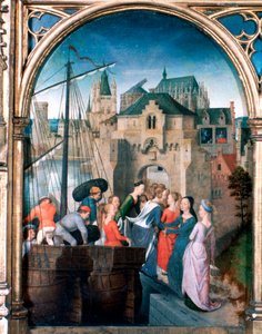St. Ursula-Schrein, Ankunft in Köln, 1489 von Hans Memling
