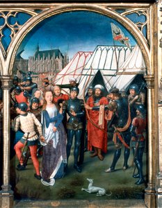 Schrein der heiligen Ursula, Martyrium in Köln, 1489