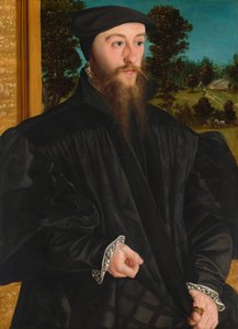 Ein Mitglied der Familie Fröschl, ca. 1539-1540 von Hans Mielich
