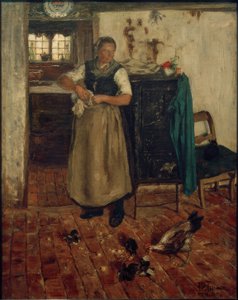 Friesin in der Küche