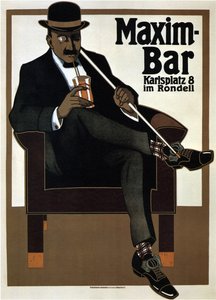 Maxim Bar, 1907 von Hans Rudi Erdt