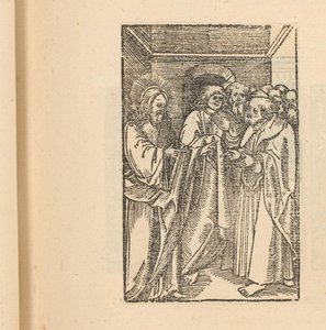 Christus bei einer Gruppe Männer von Hans Schäufelein (possibly)