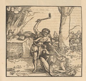 Kain tötet Abel von Hans Schäufelein (possibly)
