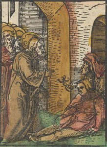 Christus heilt die Besessenen, aus Das Plenarium, 1517