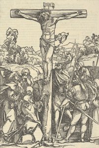 Die Kreuzigung, aus Der beschlossen gart des rosenkranzes marie, 1505