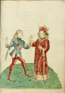 König Josaphat wählt Barochias als seinen Nachfolger