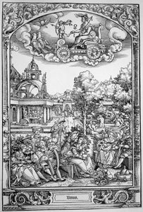 Venus (Holzstich) von Hans Sebald (School of) Beham