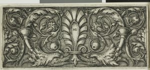 Ornament mit einer Palmette