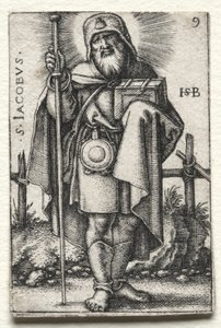 St. Jakobus der Ältere, 1545-1546 von Hans Sebald Beham