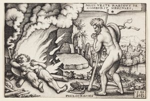 Der Tod des Herkules von Hans Sebald Beham