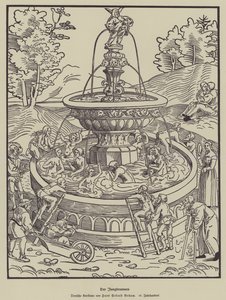 Der Jungbrunnen, 16. Jahrhundert von Hans Sebald Beham
