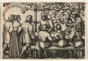 Die Bauernhochzeit oder die zwölf Monate: Nr. 8 von Hans Sebald Beham
